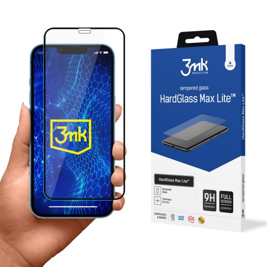 3mk HardGlass Max Lite™ tempered glass for iPhone 13 mini