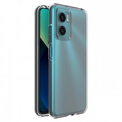 Spring Case cover gel TPU cover with colored frame for Xiaomi Redmi 10 black