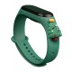 Strap Xmas for Xiaomi Mi Band 3 / 4 Christmas Silicone Strap Bracelet with Christmas Tree - Dark Green