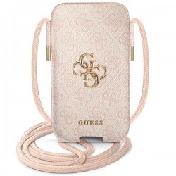 Guess 4G Big Metal Logo 6.7'' Handbag - Pink