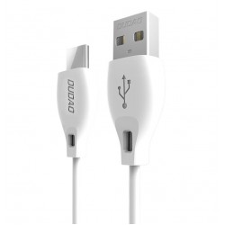 Dudao cable USB Type C 2.1A 1m white (L4T 1m white)