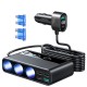 Joyroom JR-CL06 9in1 car charger 154W 5x USB-A / USB-C / 3x cigarette lighter socket PD QC PPS - black