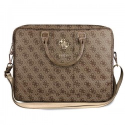 Guess 4G Big Logo bag for a 16'' laptop - brown