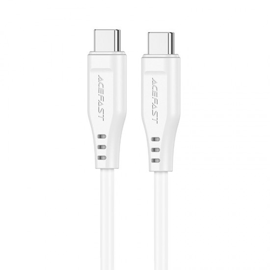 Acefast C3-03 USB-C - USB-C PD QC cable 60W 3A 480Mb/s 1.2m - white
