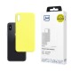 3mk Matt Case for iPhone X / XS - yellow