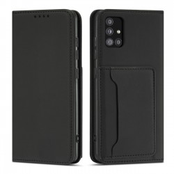 Magnet Card Case for Xiaomi Redmi Note 11 Pouch Card Wallet Card Holder Black