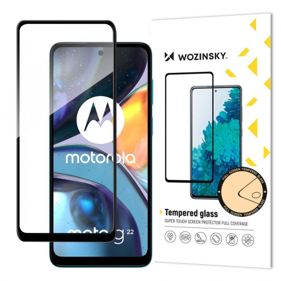 Wozinsky Full Glue Tempered Glass for Motorola Moto G22