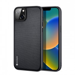 Dux Ducis Fino case cover nylon covered iPhone 14 Plus black