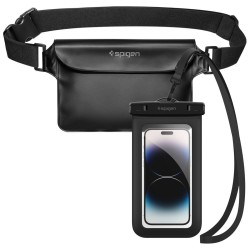 Spigen Aqua Shield A621 Waterproof Hip Bag + Floating Case - Black