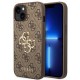 Guess 4G Big Metal Logo Case for iPhone 14 - Brown