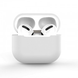 Case for AirPods 2 / AirPods 1 silicone soft cover for headphones white (case C)