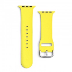 Silicone Strap APS for Apple Watch 38/40/41mm Strap Watch Bracelet - Yellow