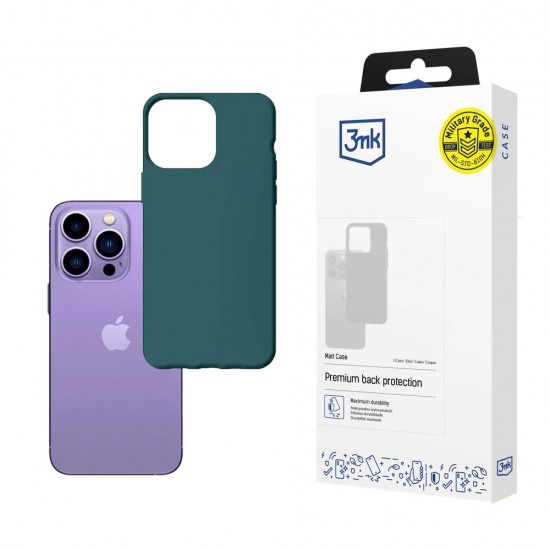 3mk Matt Case for iPhone 14 Pro - Green