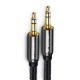 Wozinsky universal mini jack cable 2x AUX cable 1.5 m black