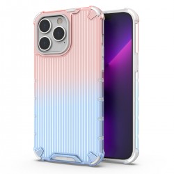 Ombre Protect Case for iPhone 14 Plus armored cover pink and blue