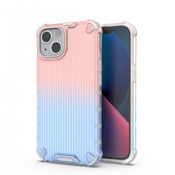 Ombre Protect Case for iPhone 14 pink and blue armored case