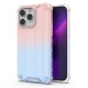 Ombre Protect Case for iPhone 14 Pro armored cover pink and blue