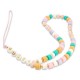 Guess pendant GUSTFLWP Phone Strap pink/pink Heishi Beads