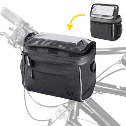 Wozinsky Handlebar Bag Bike Shoulder Bag Black (WBHBB-01)