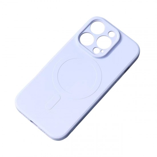 MagSafe Compatible Silicone Case for iPhone 15 Pro Silicone Case - Blue
