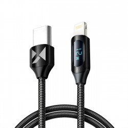 Wozinsky WUCLC1 Lightning - USB-C cable 36W 480Mb/s 1m - black