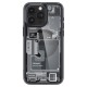 Spigen Ultra Hybrid Mag Case with MagSafe for iPhone 15 Pro - Dark Gray (Zero One Pattern)