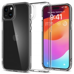 Spigen Crystal Hybrid iPhone 15 Plus Case - Clear