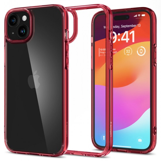 Spigen Ultra Hybrid iPhone 15 Plus Case - Red