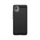 Carbon Case silicone case for Nokia C110 - black