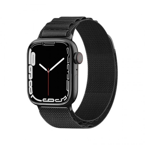 Alpine Steel Buckle Strap for Apple Watch 42 / 44 / 45 / 49 mm - Black