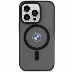 BMW Signature MagSafe Case for iPhone 14 Plus/15 Plus - Black