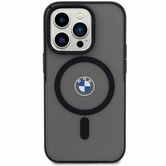 BMW Signature MagSafe Case for iPhone 14 Plus/15 Plus - Black