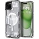 Spigen Ultra Hybrid Mag Case with MagSafe for iPhone 15 Plus - White (Zero One Pattern)