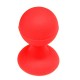 Phone holder with a round head - red