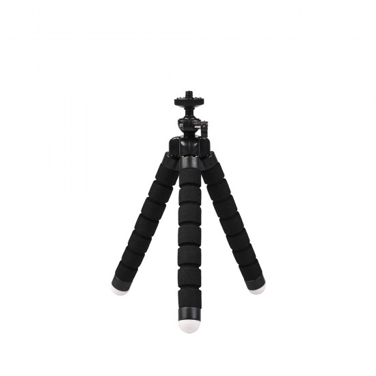 Eleastic tripod for a phone and a selfie camera