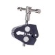 Clamping bracket for mounting accessories with 1/4 and 3/8 inch screw