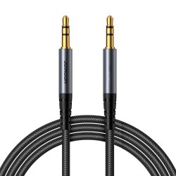 Joyroom stereo audio cable AUX 3.5 mm mini jack 1.2m black (SY-A08)