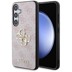Guess 4G Big Metal Logo Case for Samsung Galaxy S24 - Pink