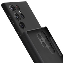 3mk Silicone Case for Samsung Galaxy S24 Ultra - black