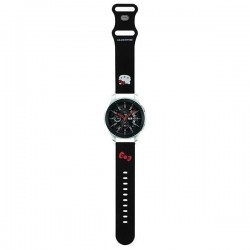 Hello Kitty Silicone Kitty Head strap universal 22mm - black