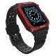 Protect Strap Band for Apple Watch 38/40/41mm Armored Case Strap - Black, Red