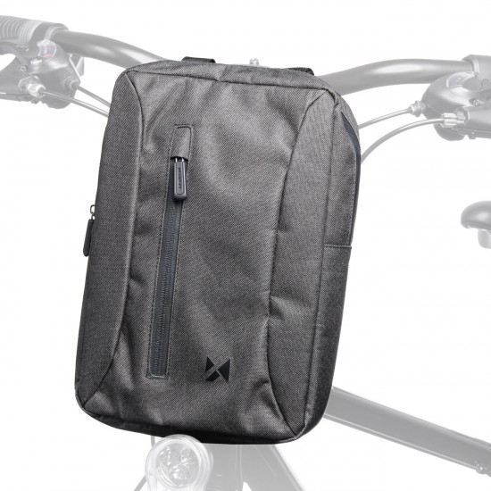 Wozinsky WSB6GR Scooter Handlebar Sports Bag with Shoulder Strap 5L - Gray