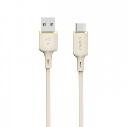 Dudao L7SC USB-A - USB-C cable 5A 1m - beige