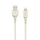 Dudao L7SL USB-A - Lightning 5A cable 1m - beige