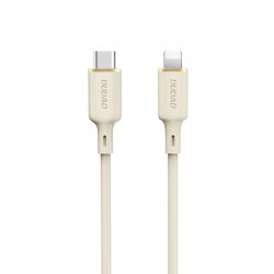 Dudao L7SCL USB-C - Lightning cable 30W 1m - beige