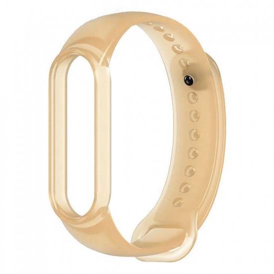 Silicone strap for Xiaomi Mi Band 5 / 6 wristband strap - gold