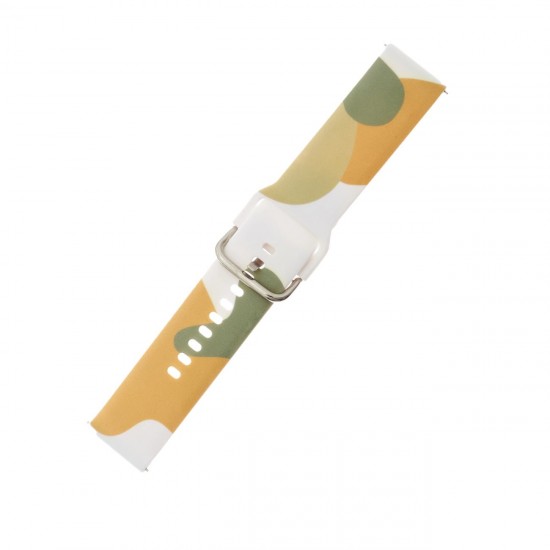 Strap Moro for Samsung Galaxy Watch 45 / 46 / 47 mm silicone bracelet watch band - pattern 6