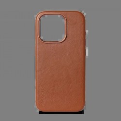 Decoded Leather Case with MagSafe for iPhone 15 Pro - brown