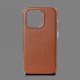 Decoded Leather Case with MagSafe for iPhone 15 Pro - brown