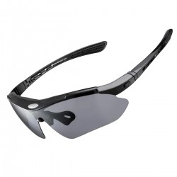 Rockbros 10003 Polarized Cycling Glasses - Black